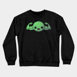 Pea Protein Gift for Weight Lifters and for Healthy Eaters Crewneck Sweatshirt